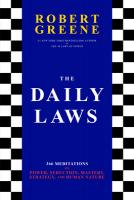 The Daily Laws: 366 Meditations on Power, Seduction, Mastery, Strategy, and Human Nature